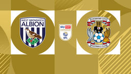 EFL: West Brom vs Coventry