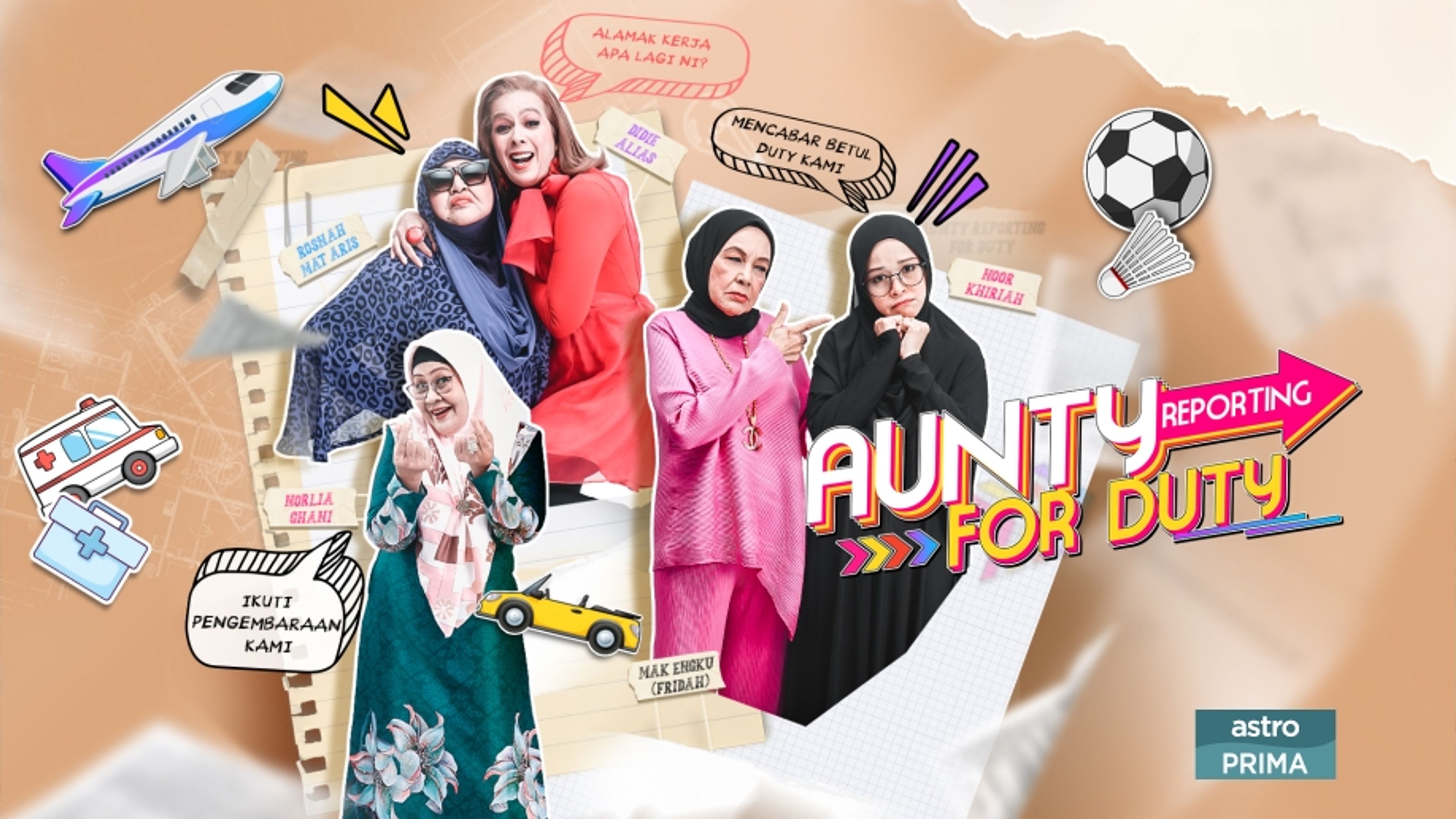 Aunty Reporting For Duty