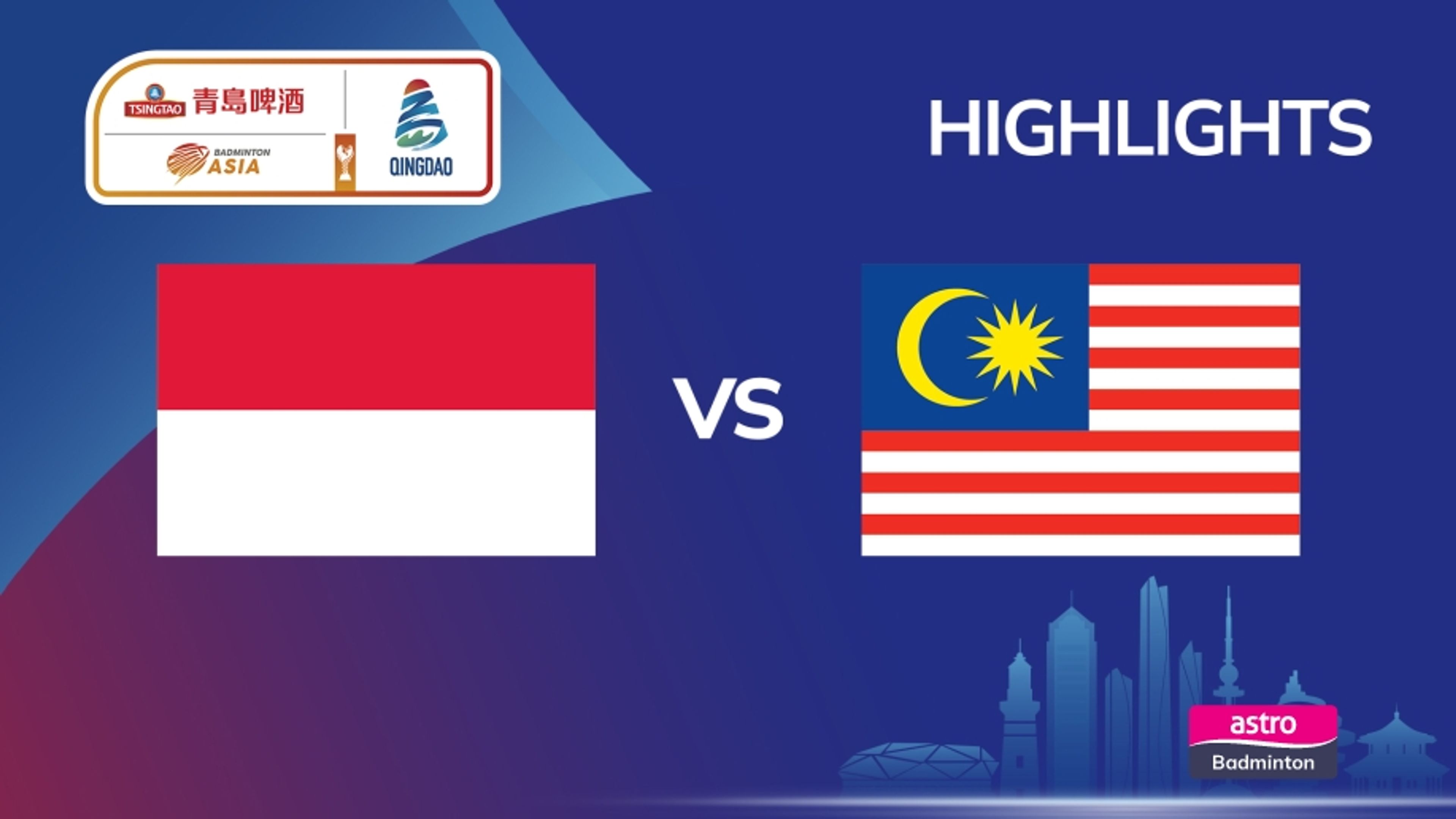 Sorotan Badminton Asia Mixed Team:INA lwn MAS