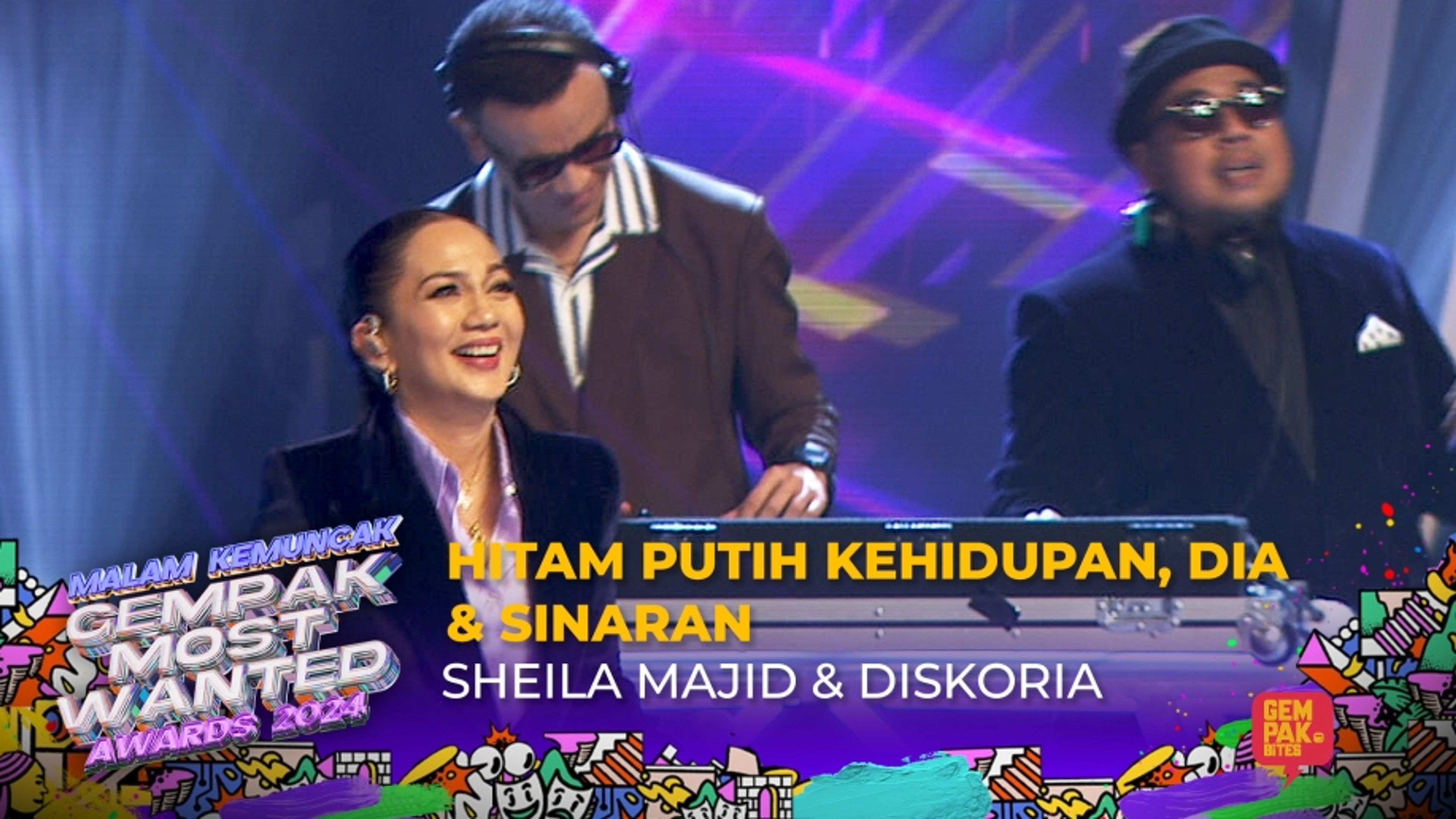 Dato Sheila Majid & Diskoria - Hitam Putih Kehidupan , Dia, Warna & Sinaran #GMWA2024