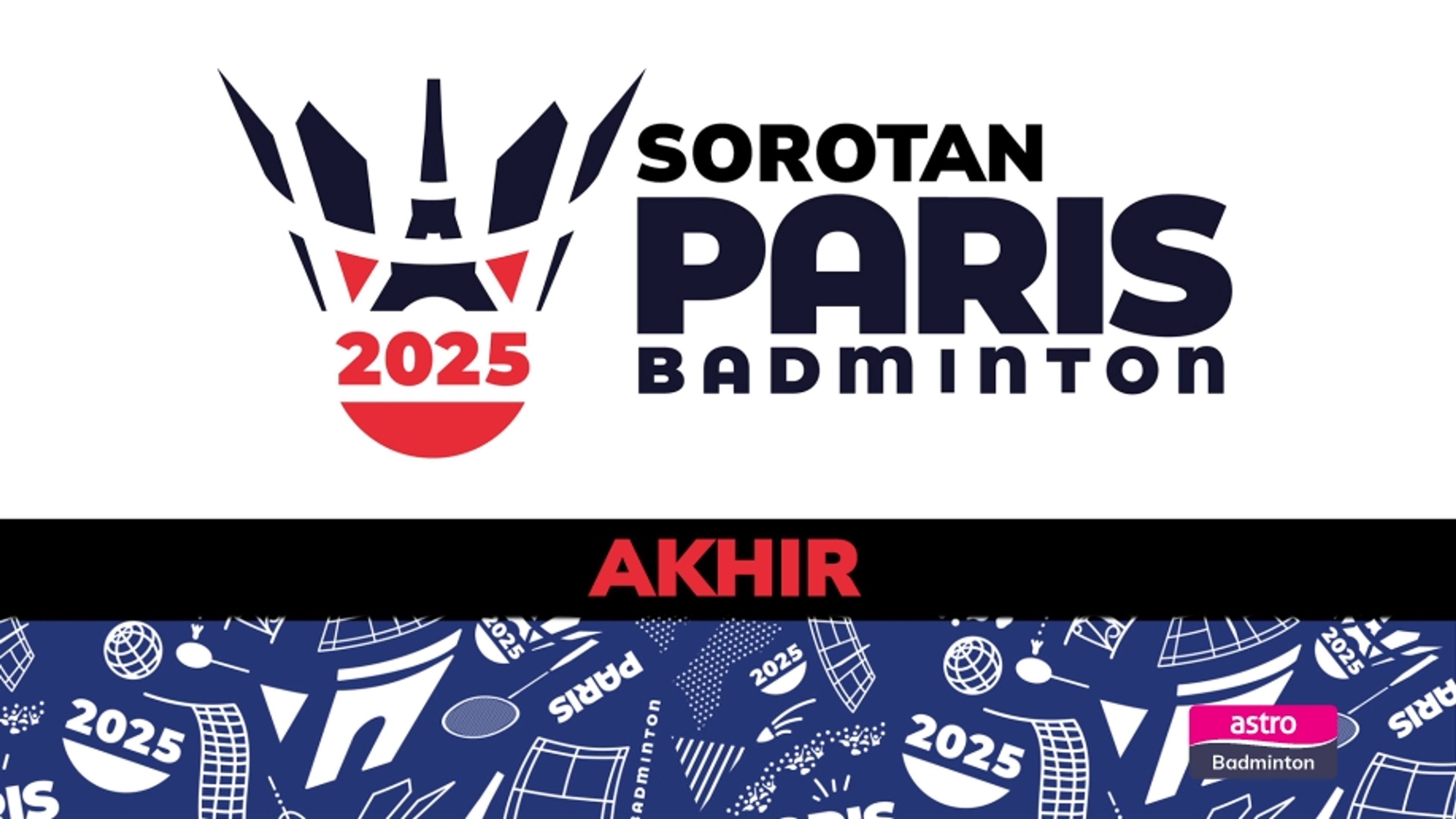Sorotan BWF World Championship 2025: Akhir