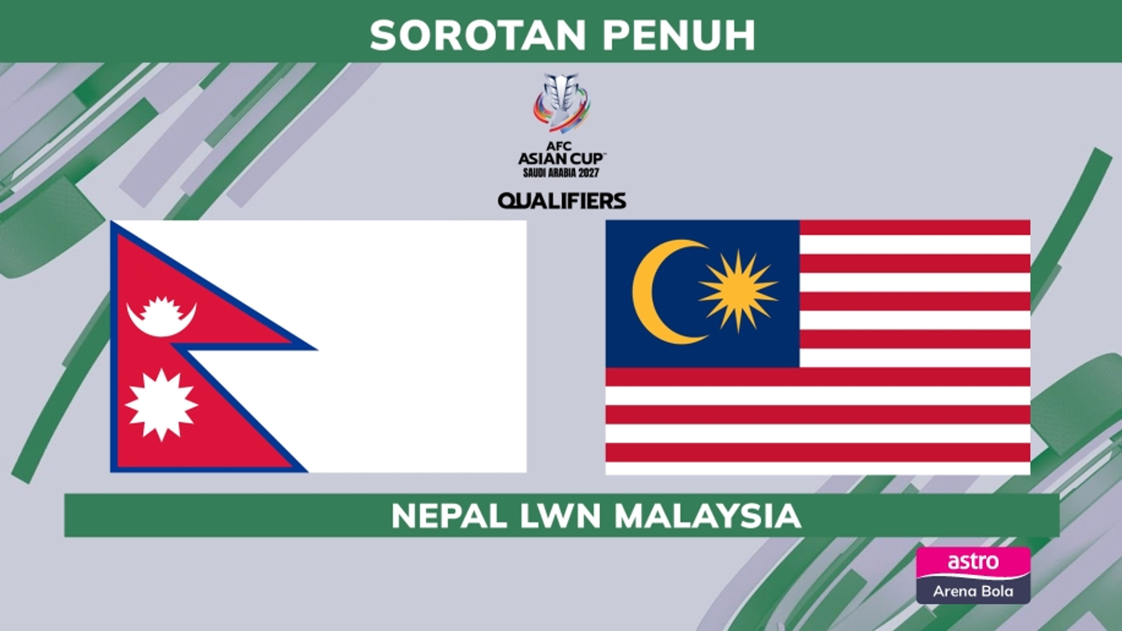Nepal vs Malaysia - Sorotan Kelayakan Piala Asia AFC 2027