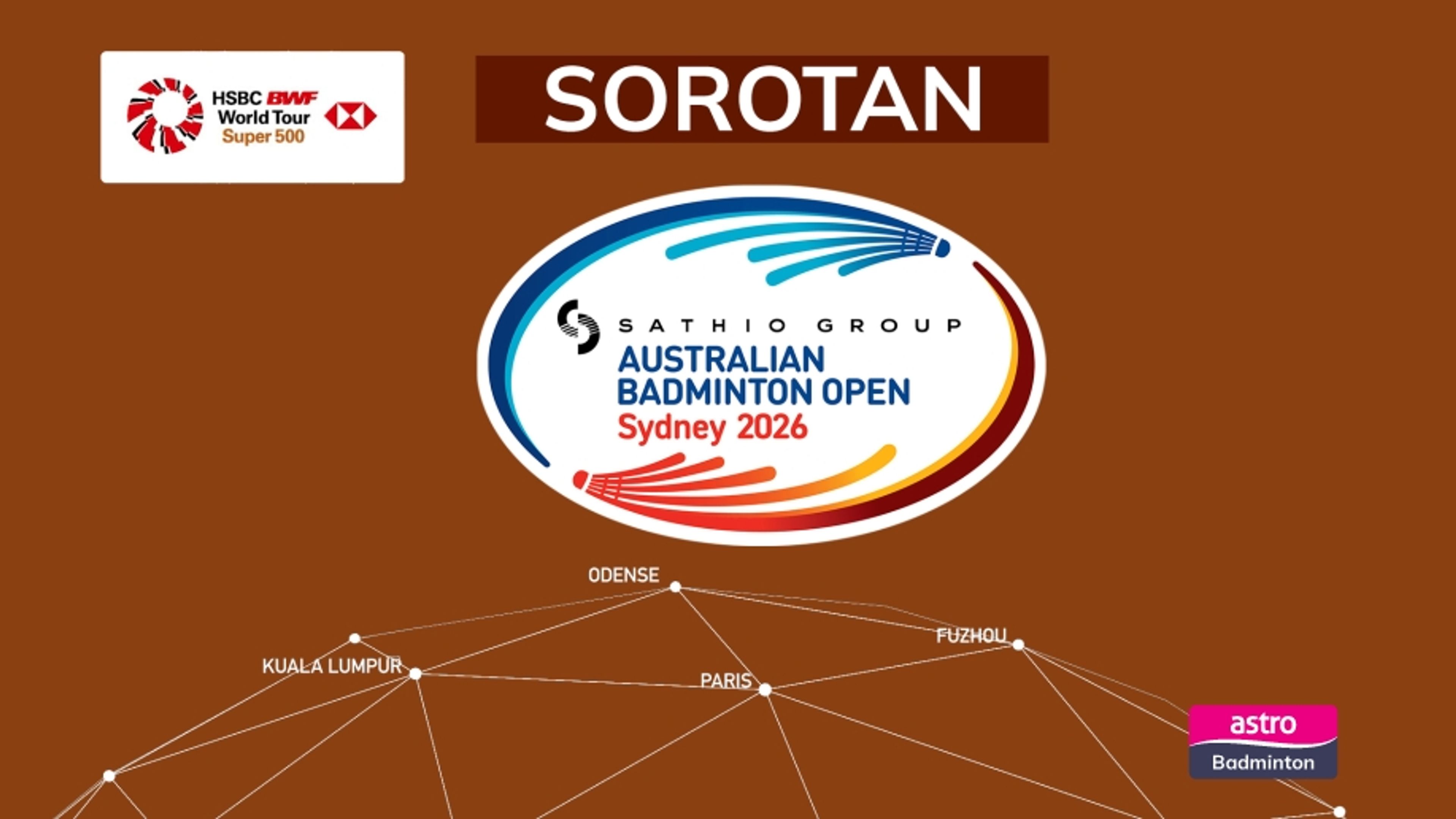 Sorotan BWF Terbuka Australia 2026: Akhir