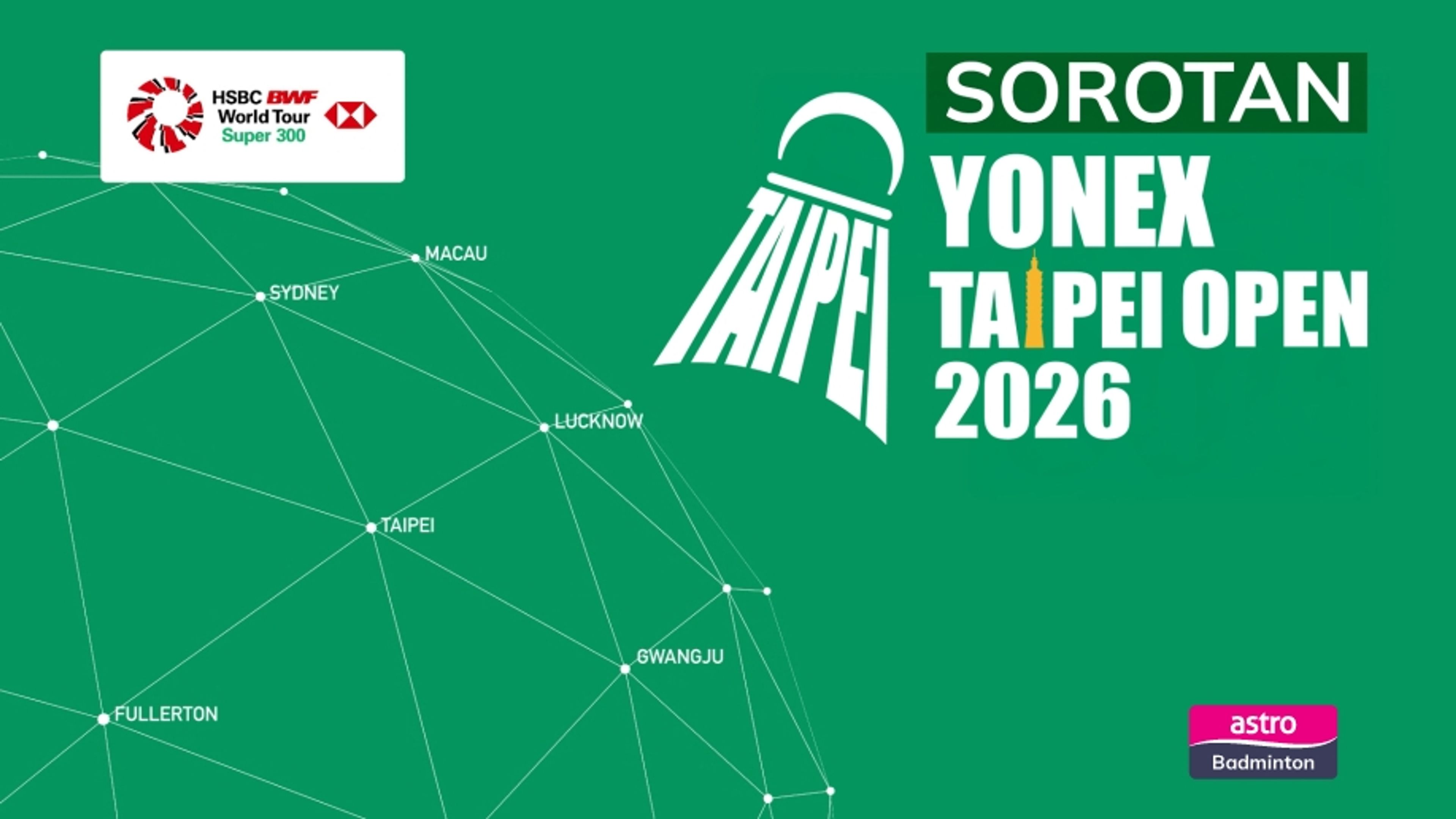 Sorotan BWF Terbuka Taipei 2026: Akhir