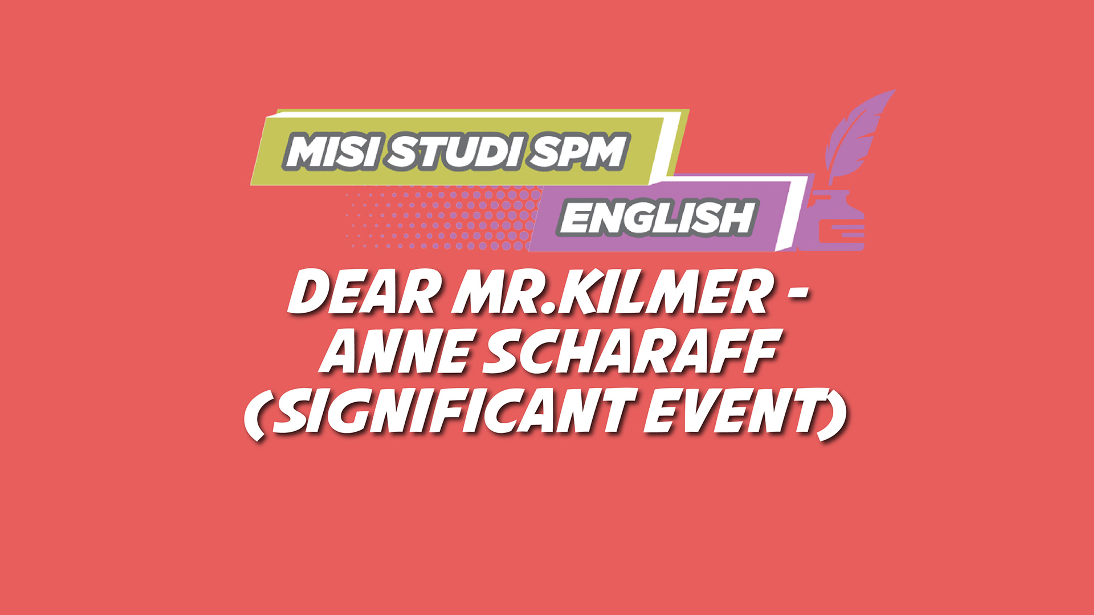 Misi Studi SPM Bahasa Inggeris
