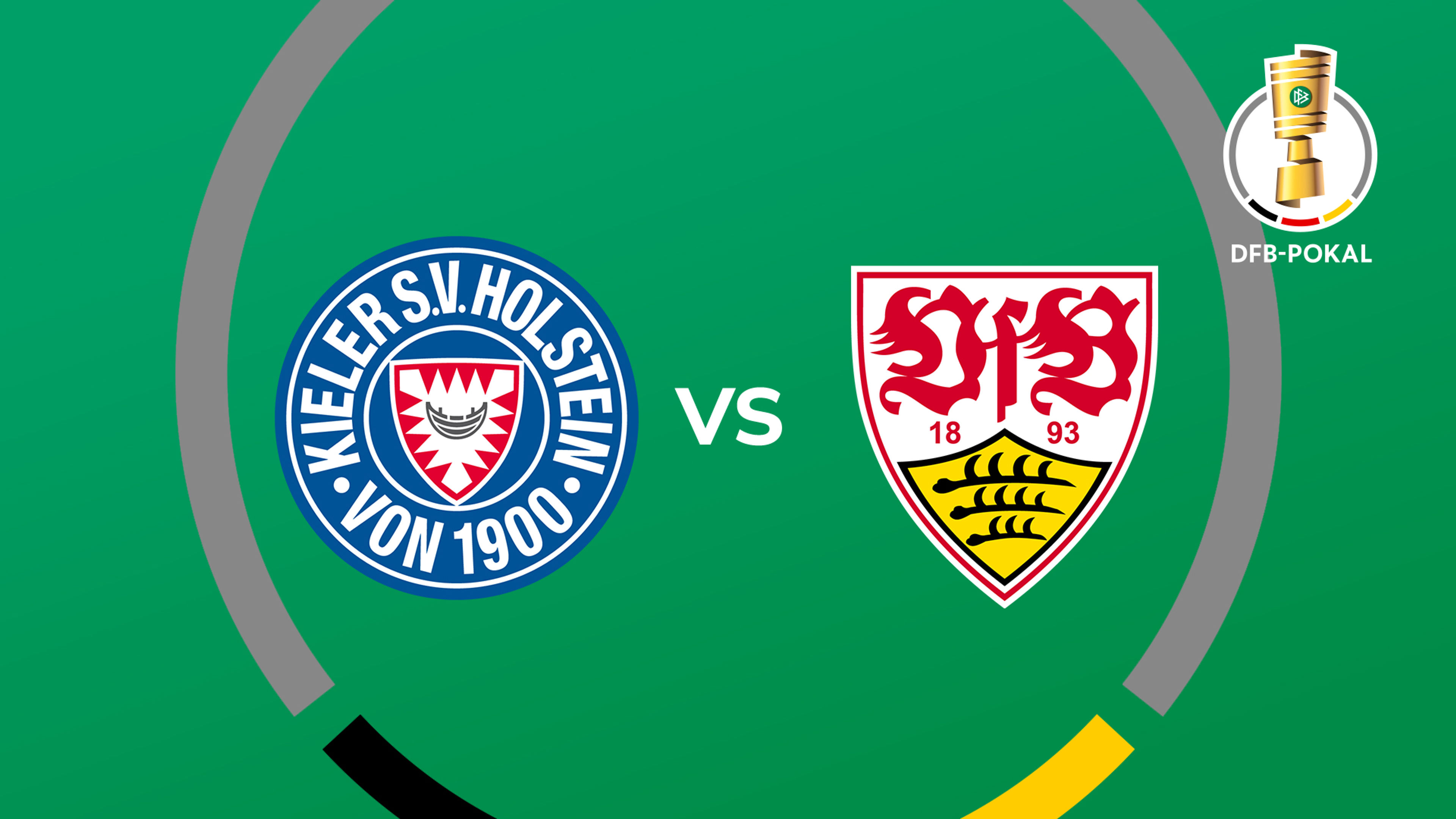 DFB: Holstein Kiel vs Stuttgart