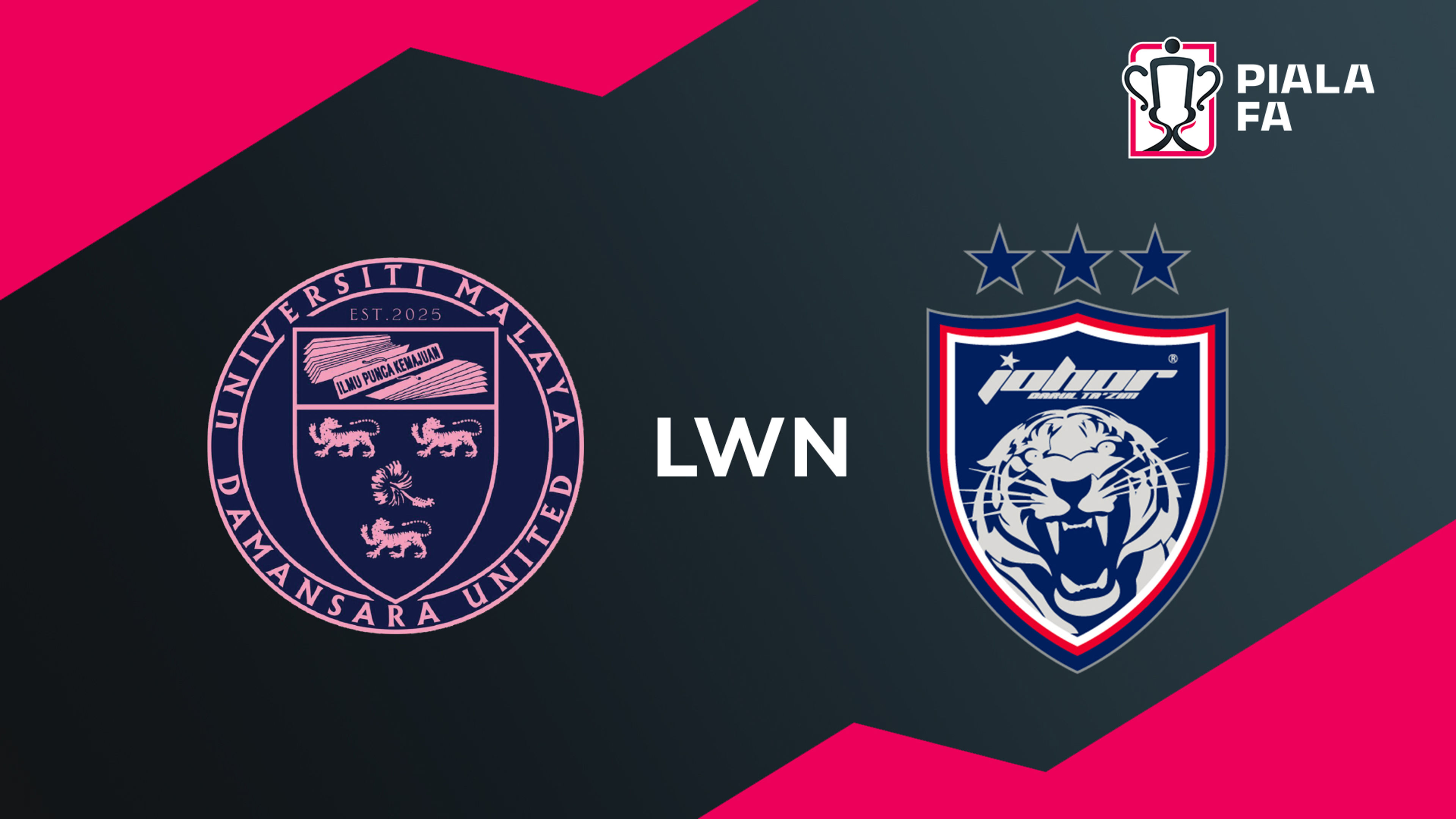 Piala FA 2025/26: UMD lwn JDT