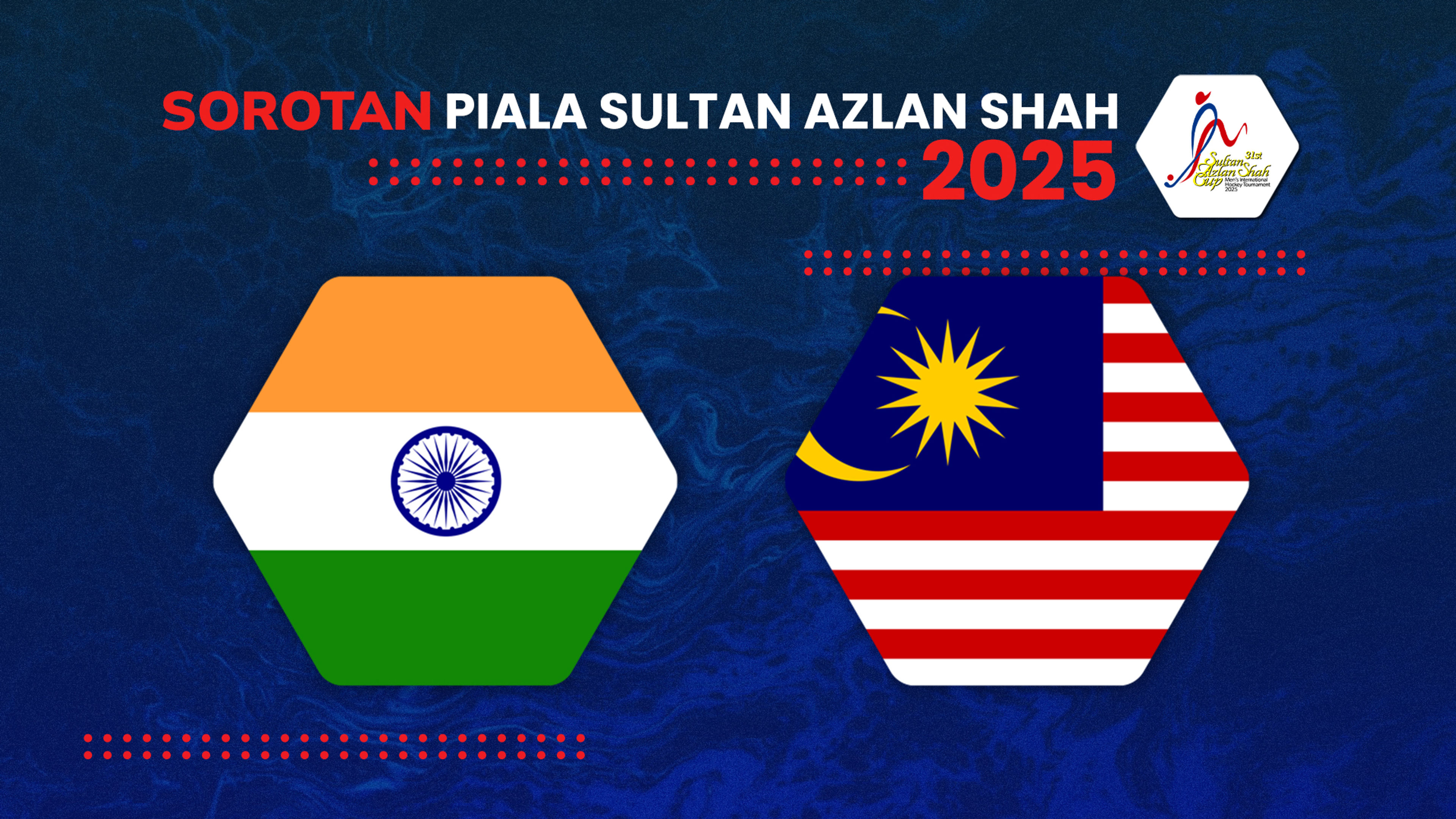 Sorotan Hoki SASC 2025: IND lwn MAS