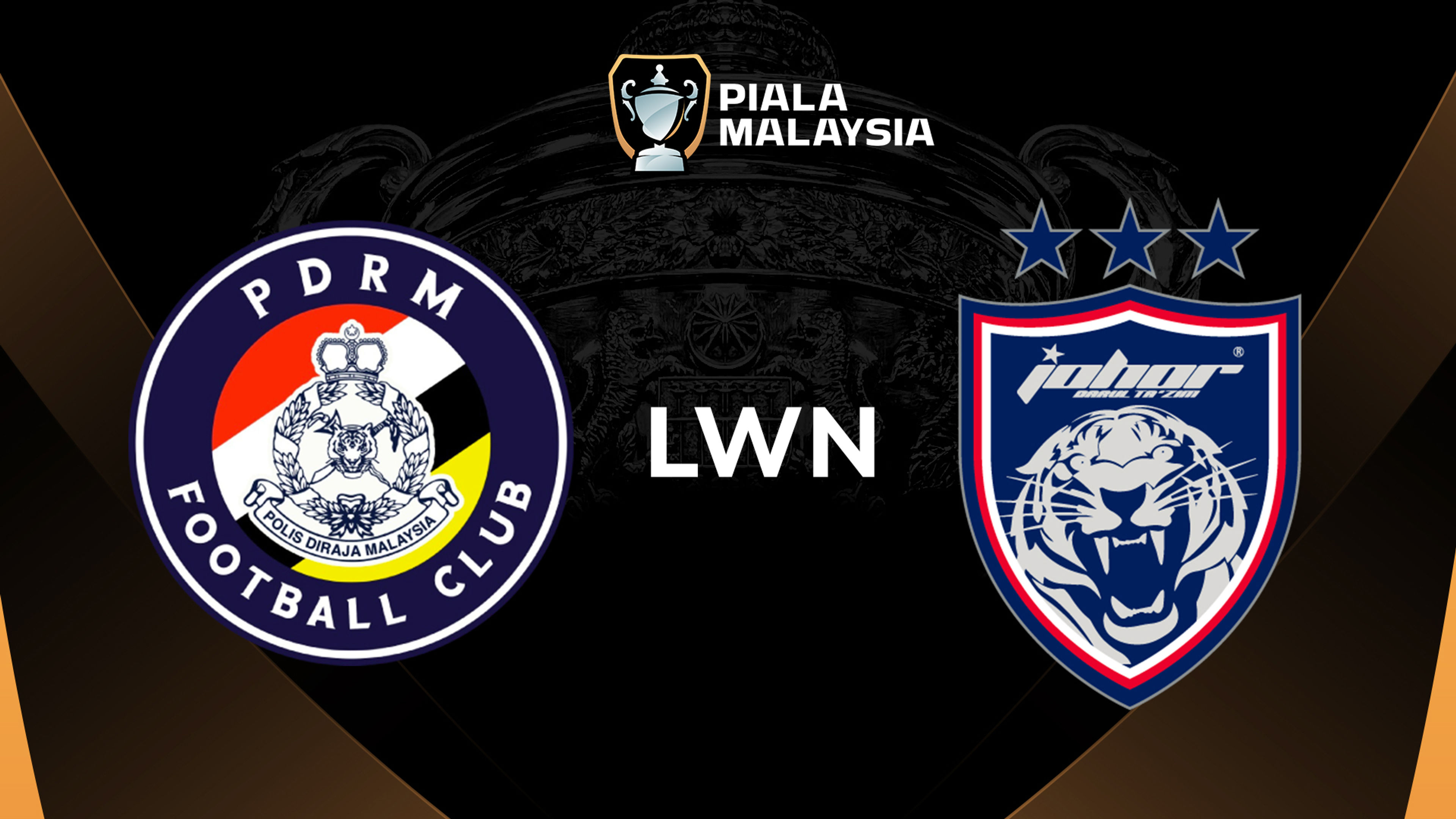 Piala Malaysia 2025/26: 1st Leg: PDRM lwn JDT