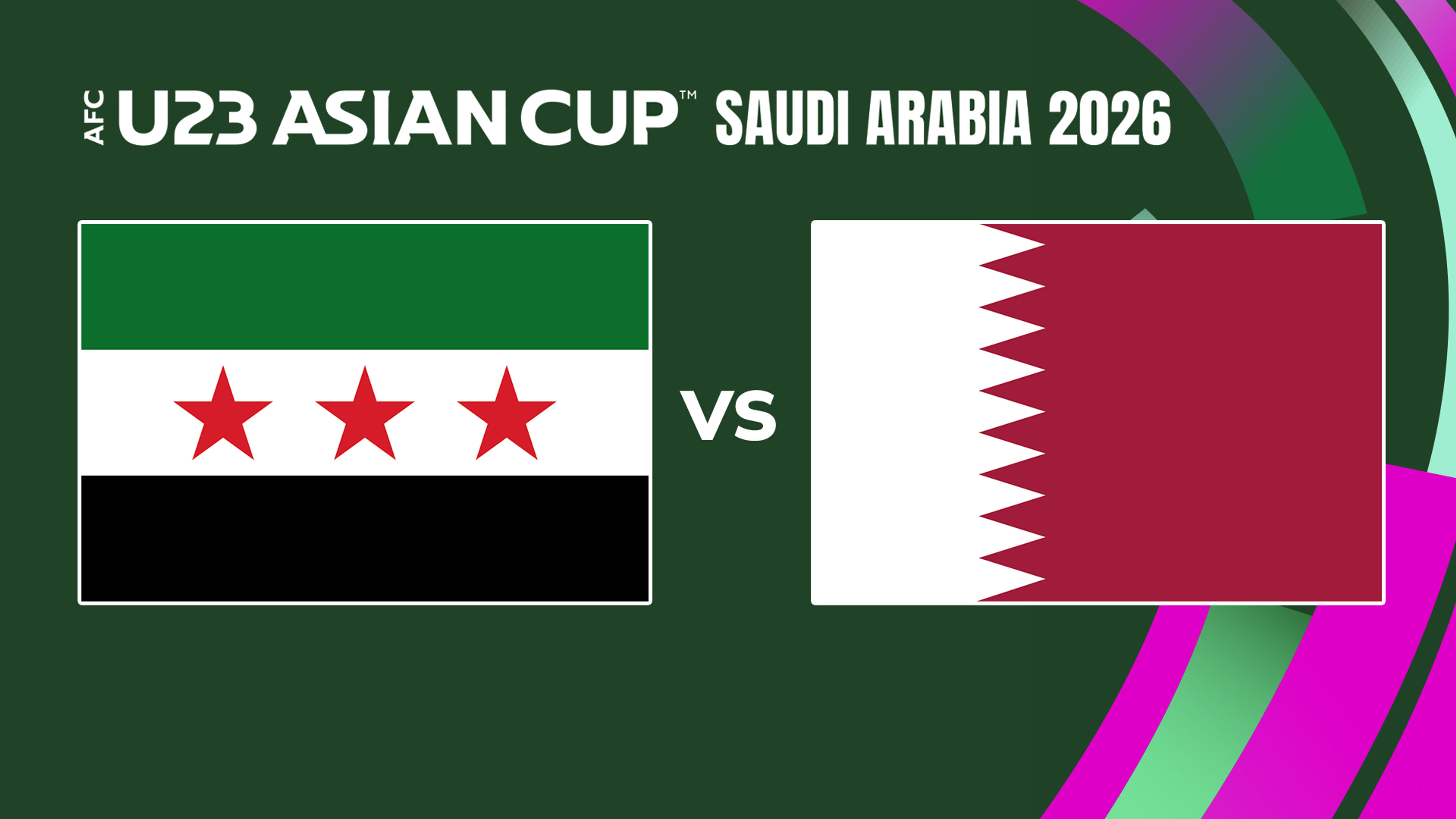 (L) AFC U23 Asian Cup 2026: SYR lwn QAT