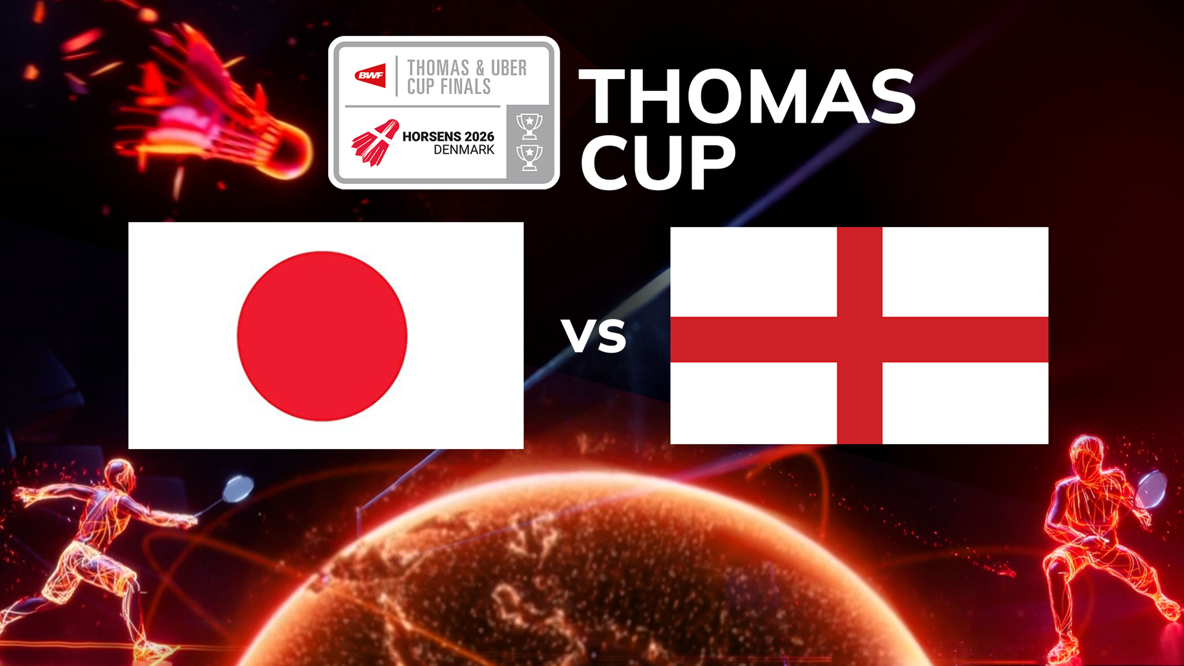 (L) Thomas Cup: Japan vs England
