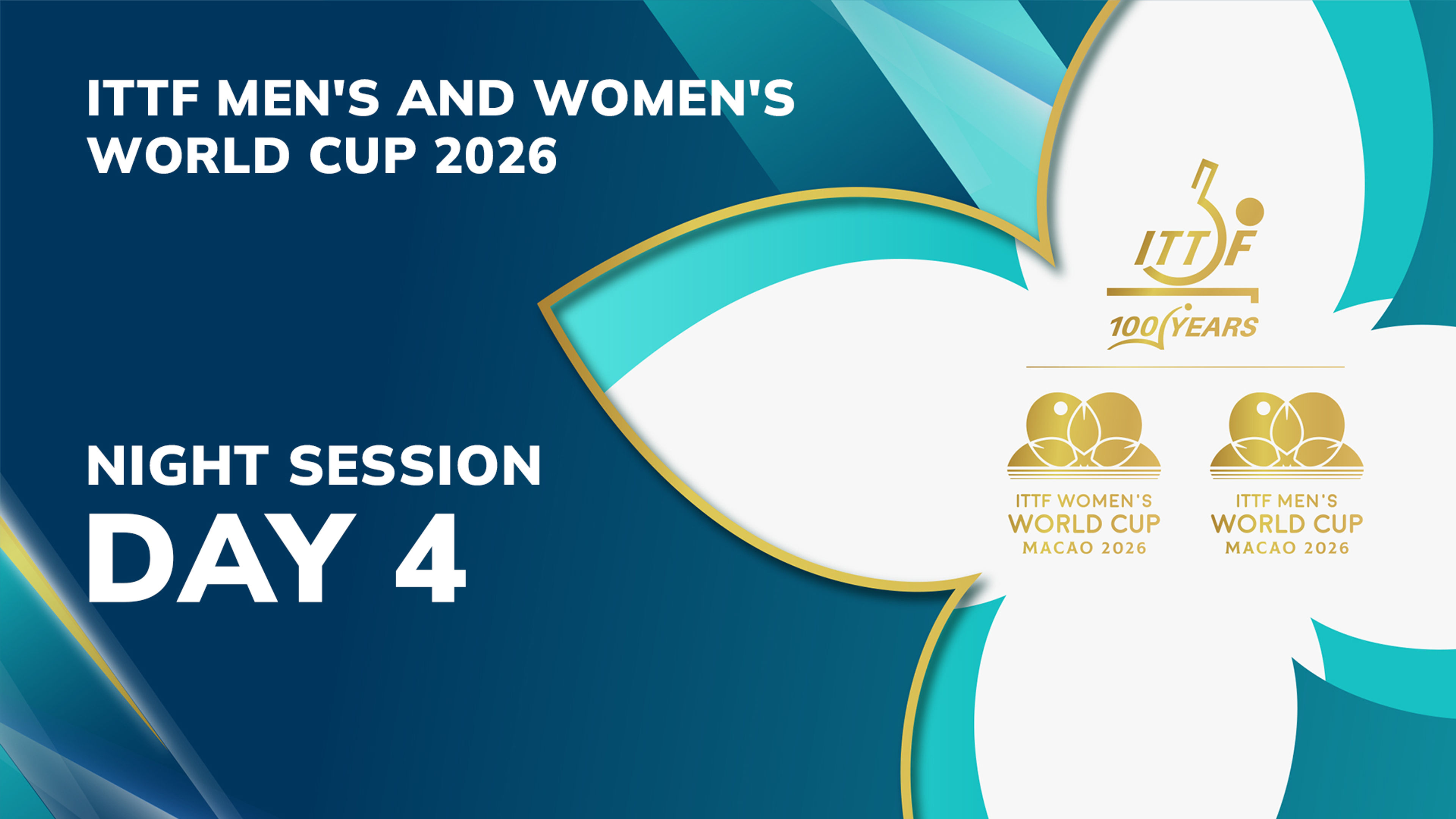 ITTF Men's & Women's WC: Day 4: Night Session