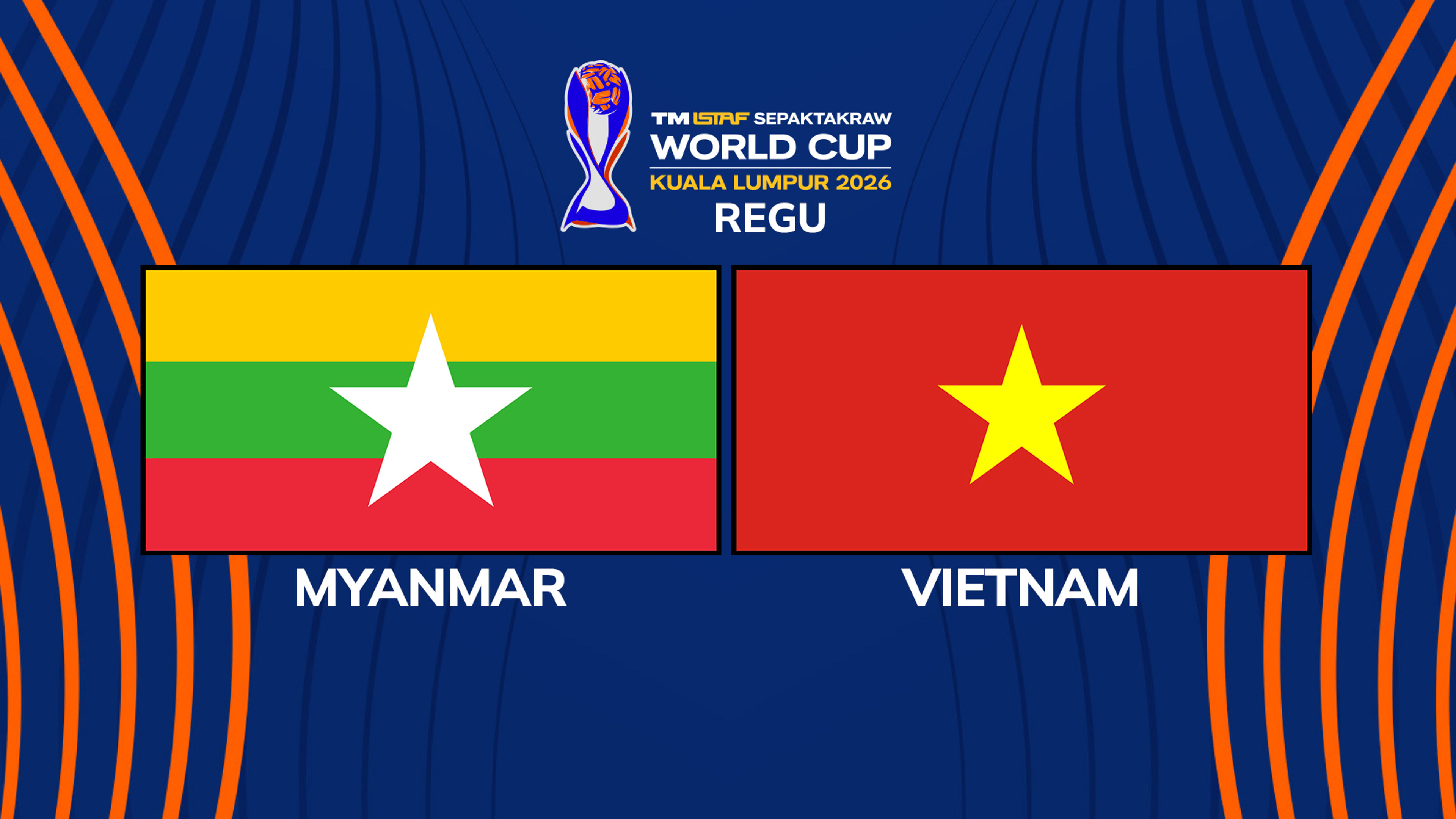 (L) ISTAF Sepak Takraw WC 2026: MYA lwn VIE