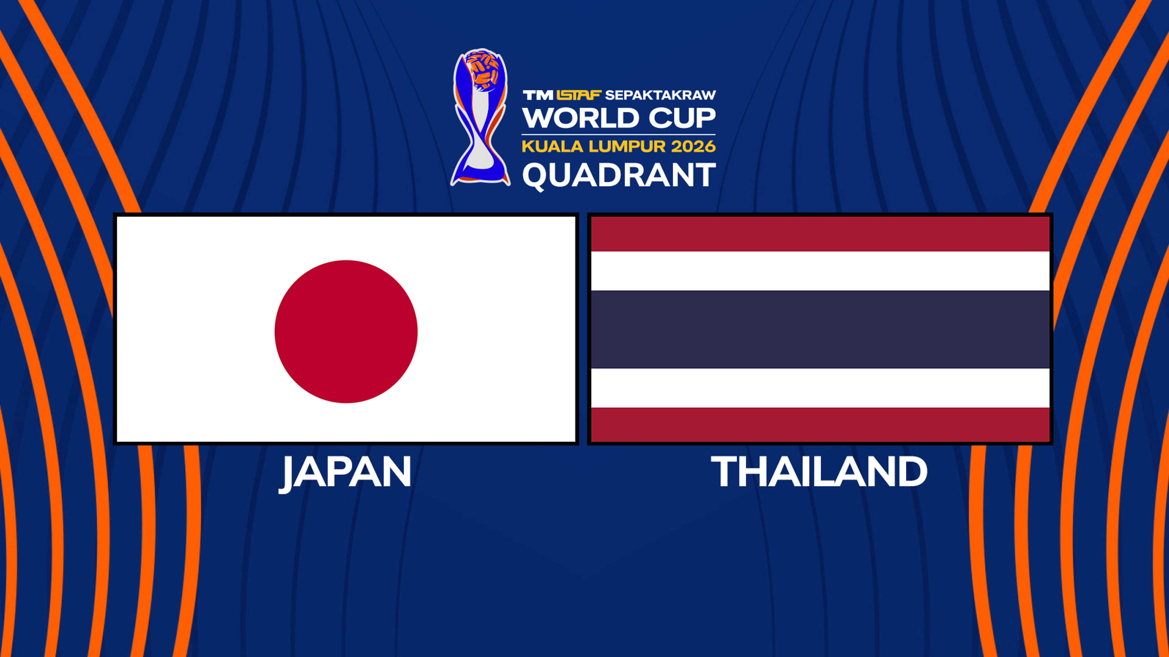 (L) ISTAF Sepak Takraw WC 2026: JPN lwn THA