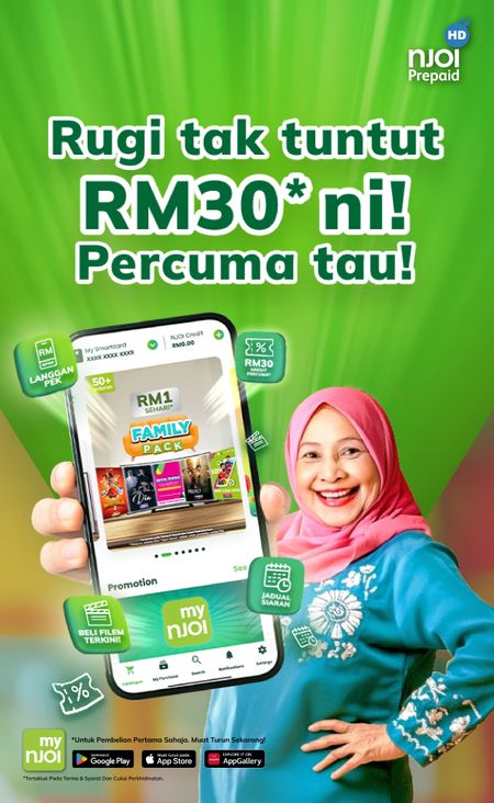 My NJOI app RM30 FREE credit