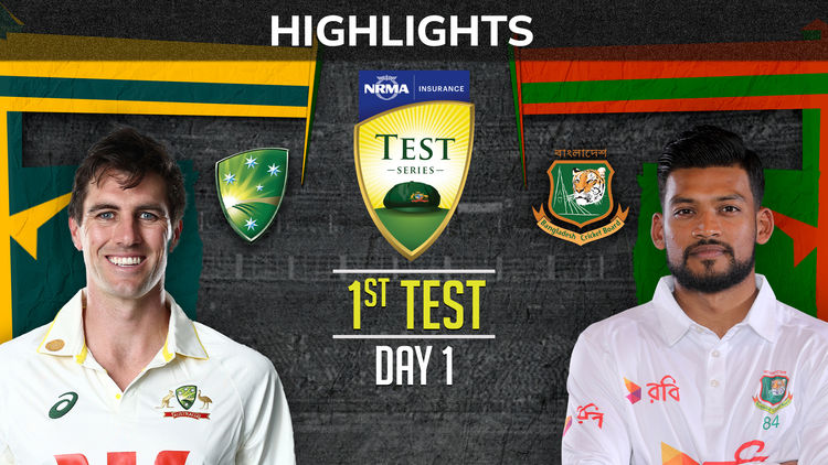 Bangladesh Tour of Australia Highlights: AUS Vs BAN, 1st Test, Day 1