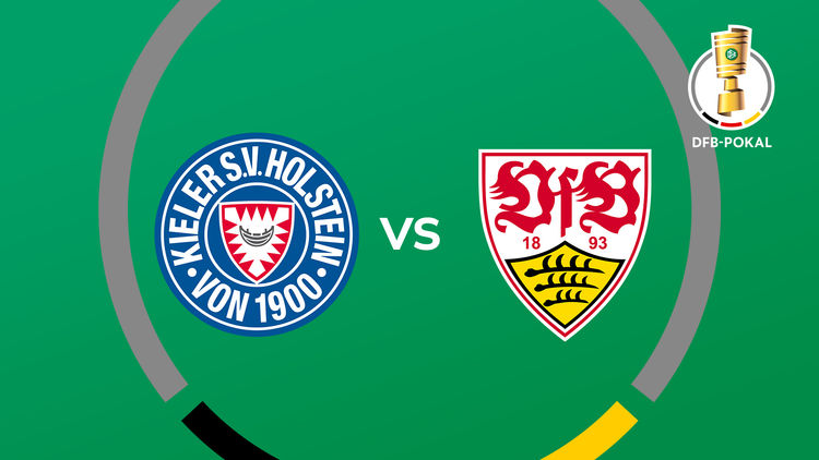 DFB: Holstein Kiel vs Stuttgart