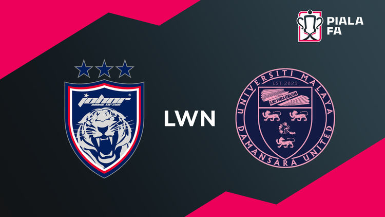 Piala FA 2025/26: JDT lwn UMD