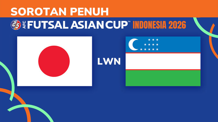 Sorotan AFC Futsal Asian Cup 2026: JPN lwn UZB