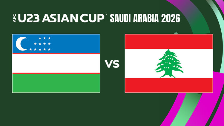 AFC U23 Asian Cup 2026: UZB lwn LBN