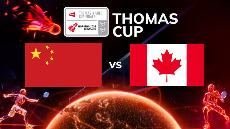 (L) Thomas Cup: China vs Canada