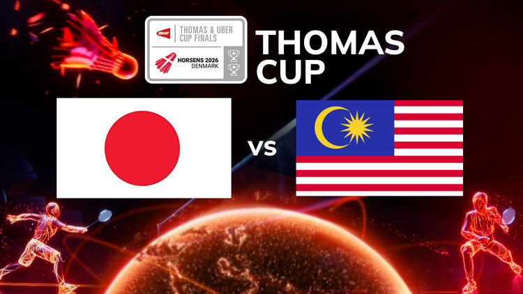 Thomas Cup: Japan vs Malaysia
