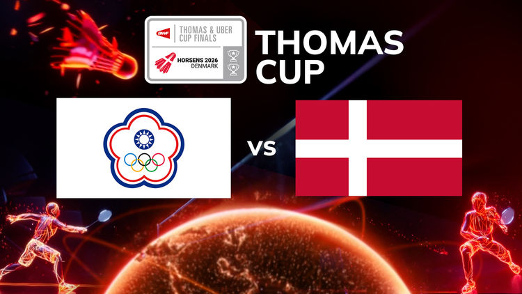 (L) Thomas Cup: Taipei vs Denmark
