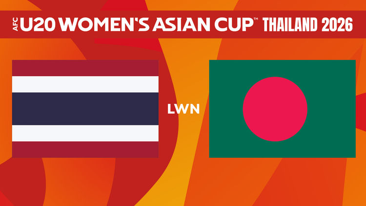 AFC U20 Women's AC 2026: THA lwn BAN