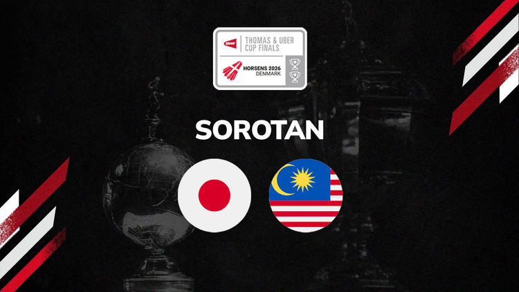Sorotan BWF Uber Cup 2026: JPN lwn MAS