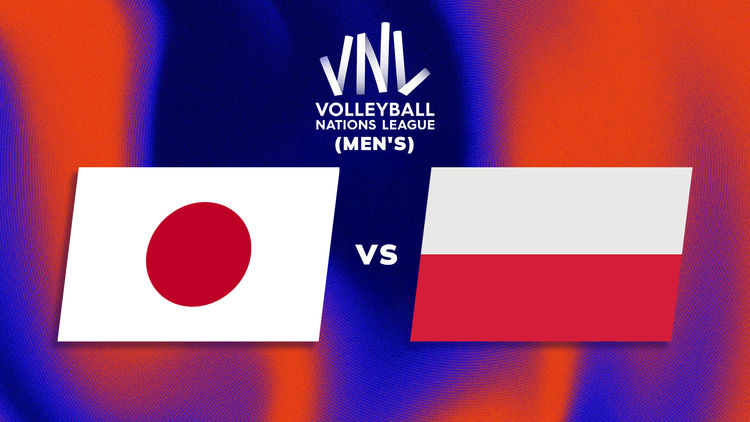 VNL Men's: Week 1: JPN vs POL