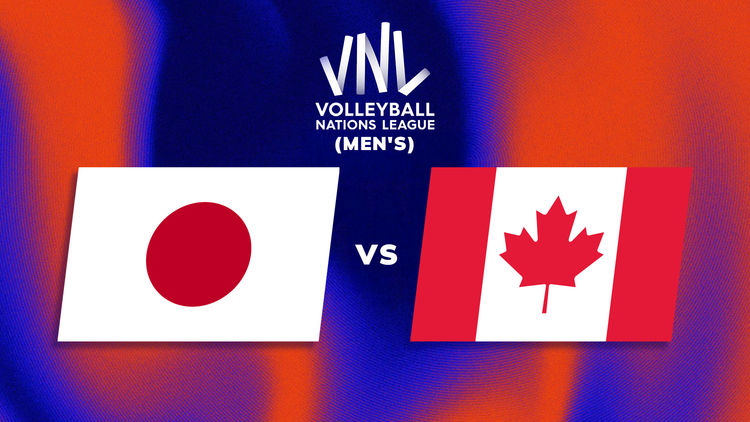 (L) VNL Men's: Week 3: JPN vs CAN