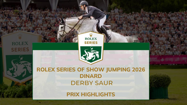 Rolex Series of Show Jumping: Dinard: Derby Saur HL