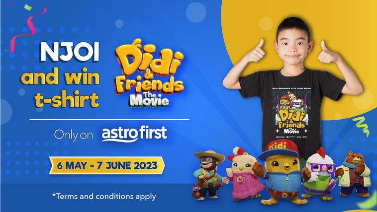NJOI x Astro First Didi & Friends The Movie Giveaway 2023