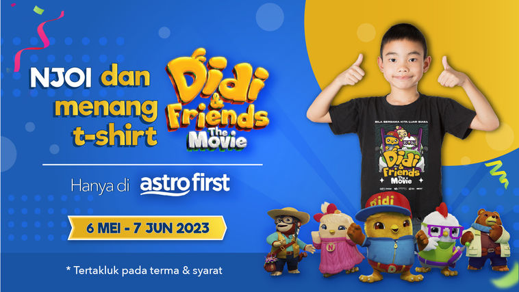 NJOI x Astro First Didi & Friends The Movie Giveaway 2023