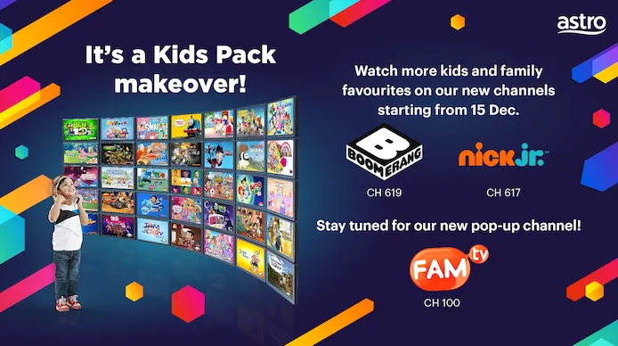 Astro’s kids offering gets a makeover!