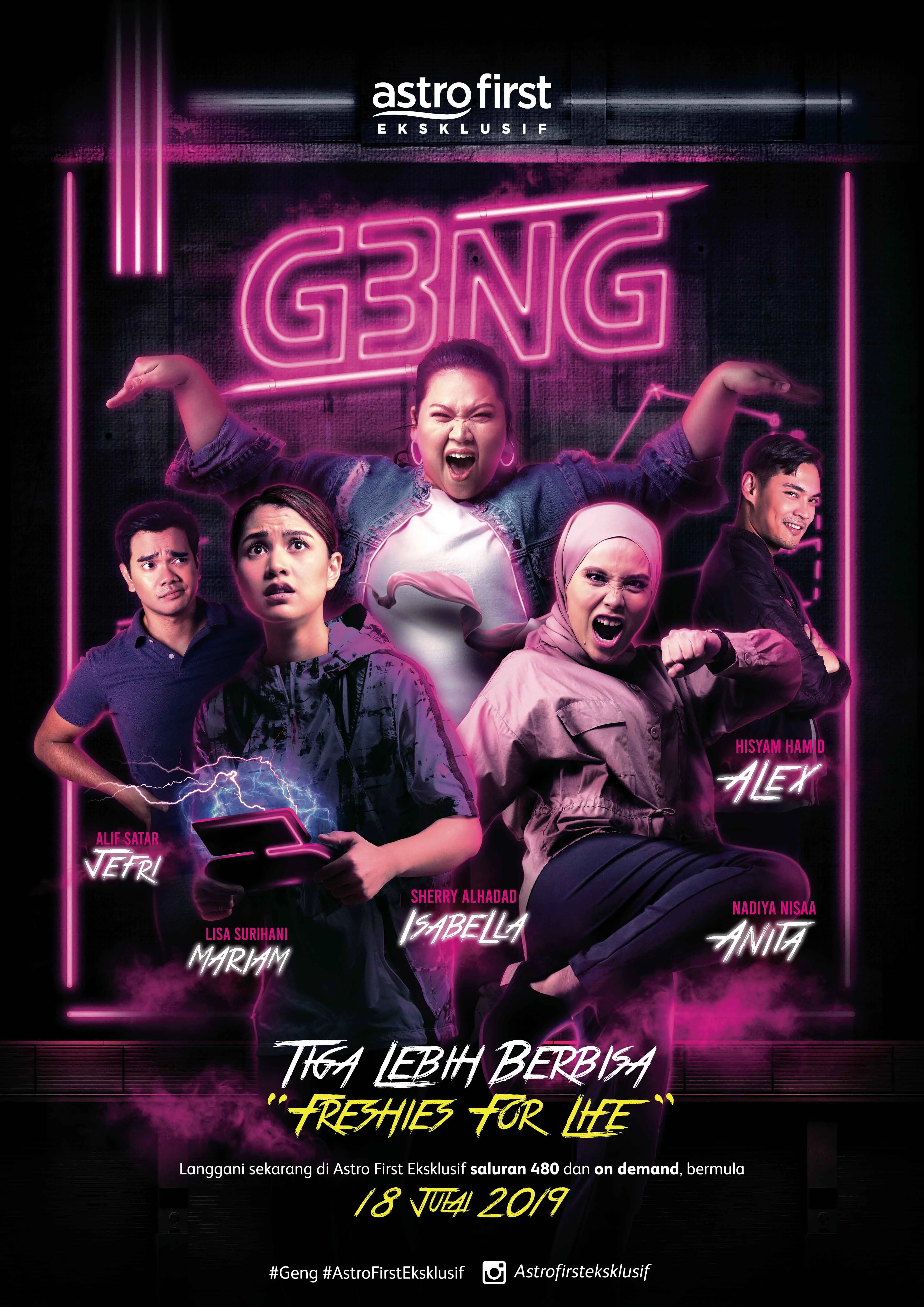 Sherry Alhadad, Lisa Surihani & Nadiya Nisaa Dalam “Geng” – Tiga Lebih Berbisa!