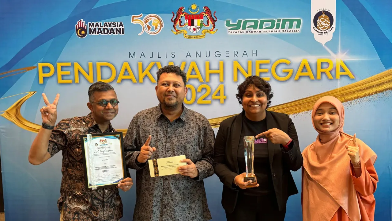 ZAYAN Raih Anugerah Sahabat Dakwah di Majlis Anugerah Pendakwah Negara 2024
