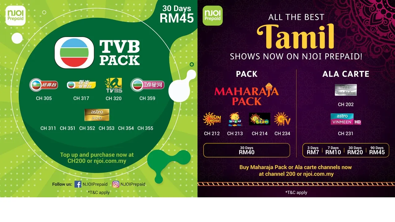 NJOI : More prepaid choices for customers