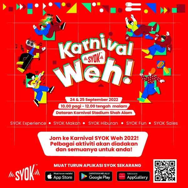 Nikmati persembahan dan aktiviti menarik di 'Karnival SYOK Weh!'