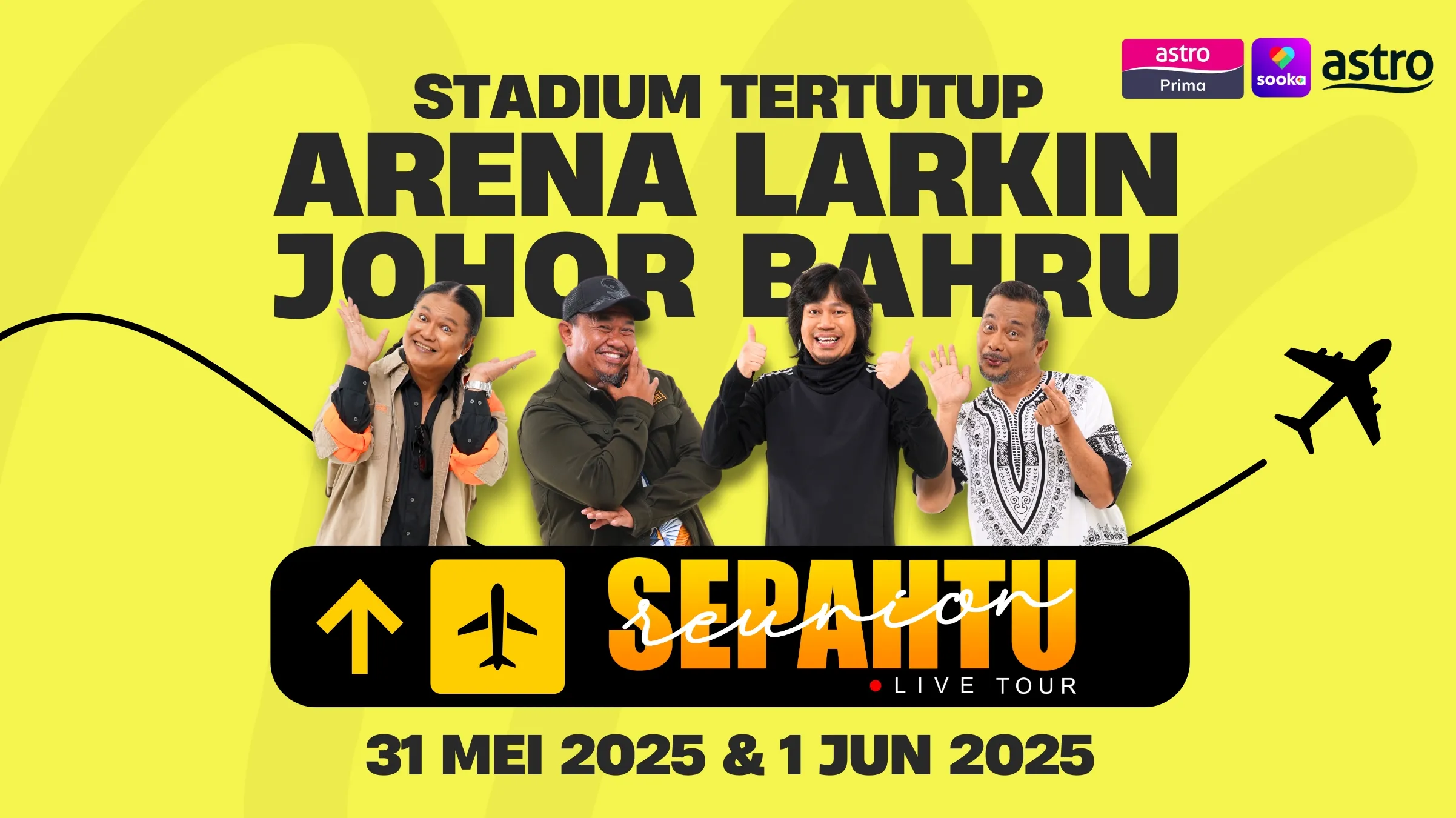 Sepahtu Jelajah Johor Bahru, Hiburkan Peminat Selatan Tanah Air