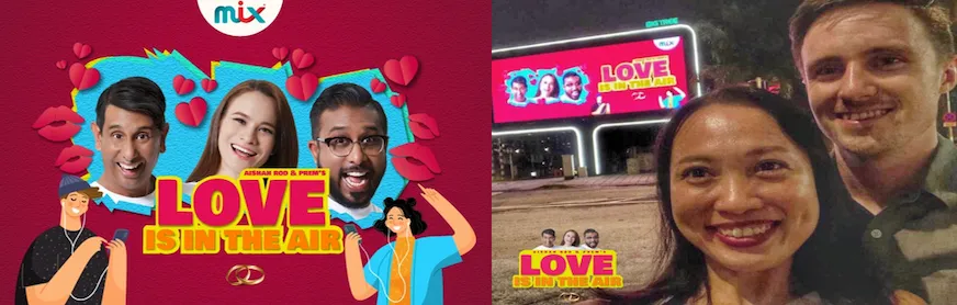 MIX surprises couple with romantic billboard video