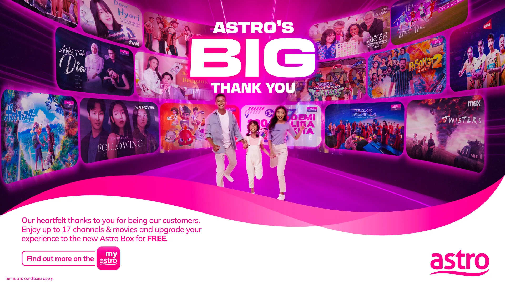 ‘Astro’s Big Thank You’ Gifts Personalised Rewards for All Customers