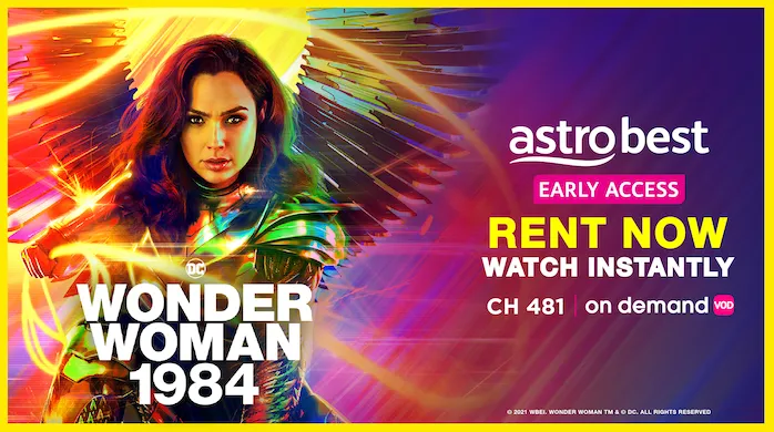 WATCH “WONDER WOMAN 1984” ON ASTRO