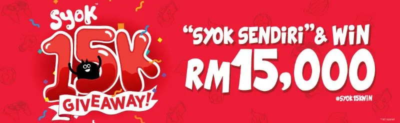 Take home cash prizes with the SYOK 15K Giveaway