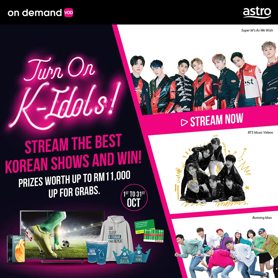 Astro customers can stream the best Korean shows  and win with ‘Turn On K-Idols’