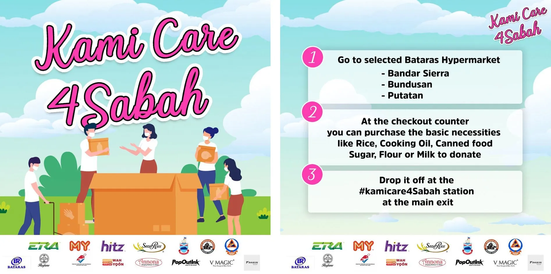 Astro Radio Sabah Activates #Kamicare4sabah Charity Drive