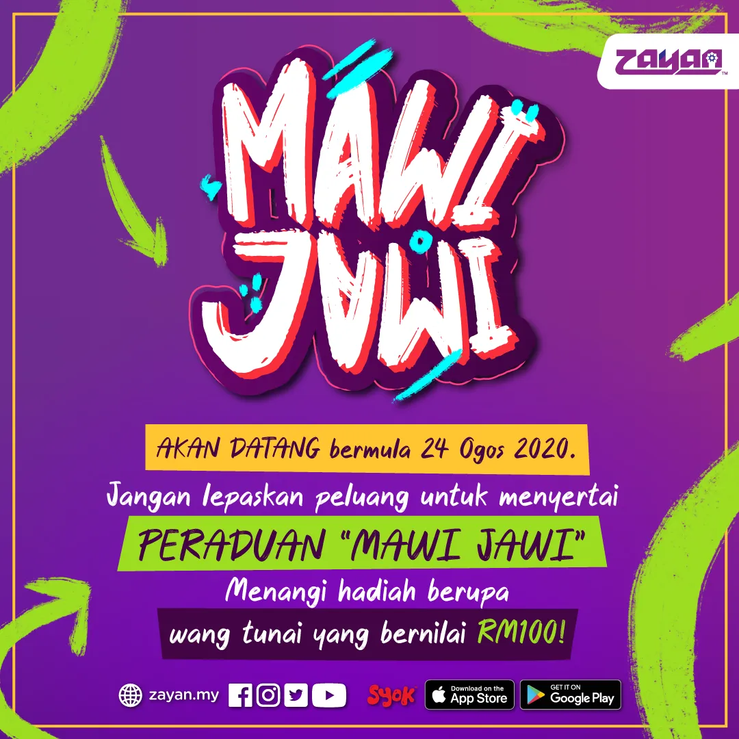 ZAYAN pelawa peminat untuk menyertai ‘Mawi Jawi’