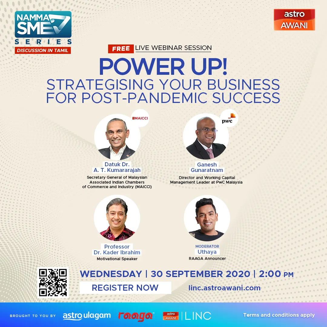 All Malaysians invited to attend the ‘Power Up!’ business webinar for SMEs