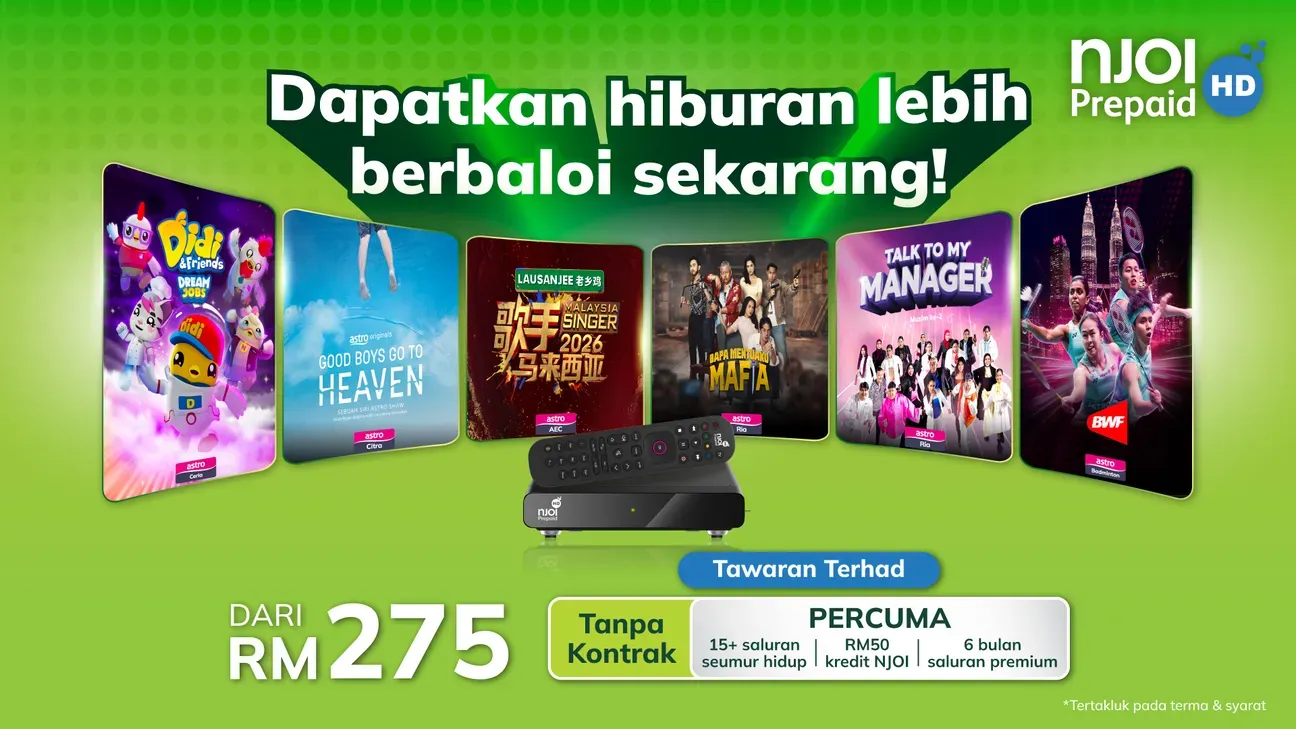 NJOI Percuma RM50 Kredit