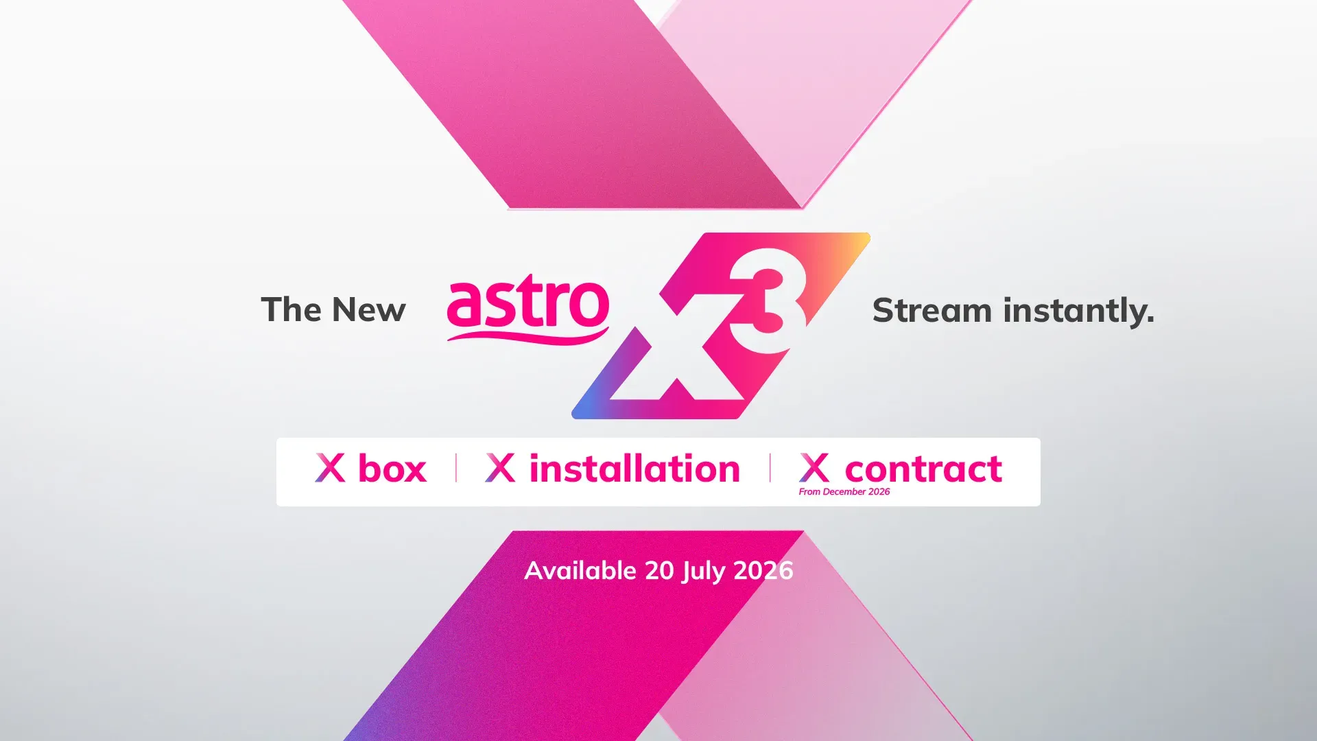 Stream instantly with the new Astro X3
